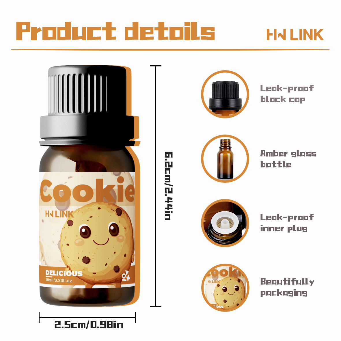 10ml Koekjesgeur-oliën voor he - Candle Fragrance recensie en prijs