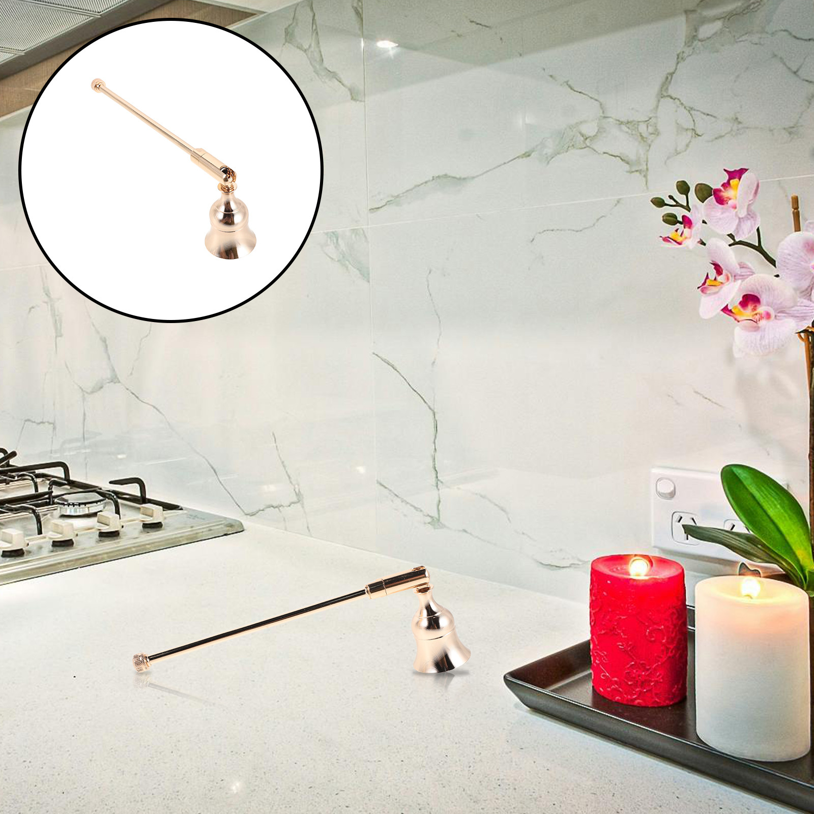 Set van 2 kaarsenblussers met  - Candle Wick recensie en prijs
